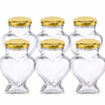 STAKLENKA SRCE 106ML + POKLOPAC 6/1