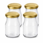 STAKLENKA AJVAR 370ml + POKLOPAC 4 KOM