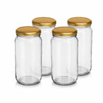 STAKLENKA 720ML + POKLOPAC 4 KOM