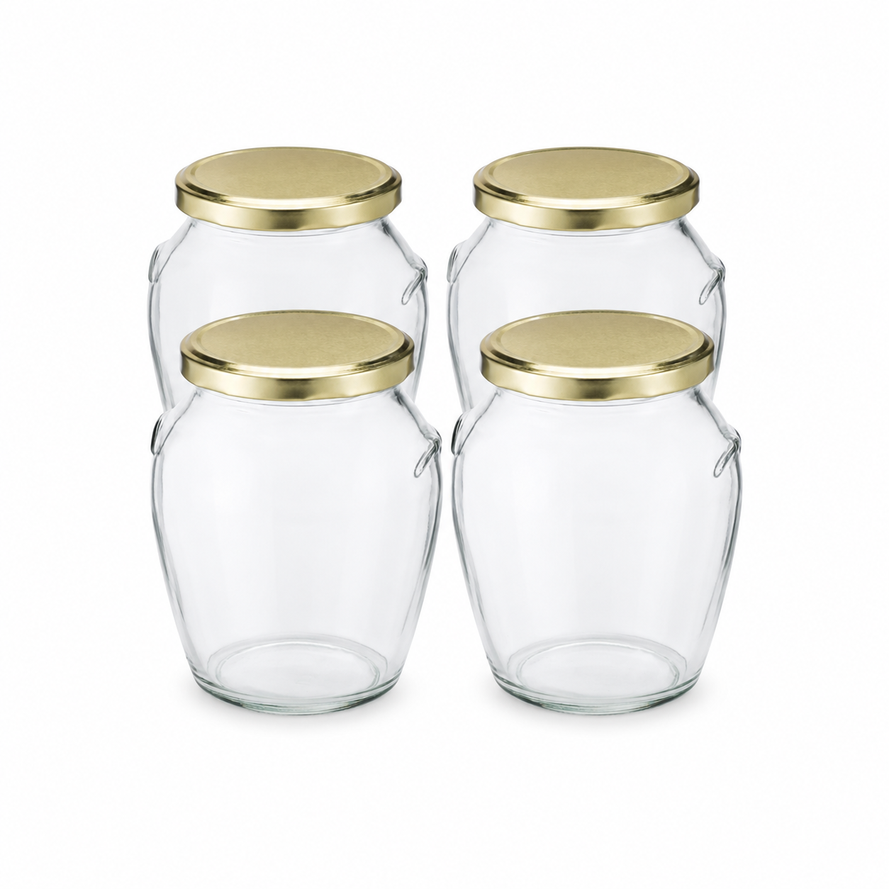 GG 037030 STAKLENKA AMFORA 314ml + POKLOPAC 4 kom - Image 1