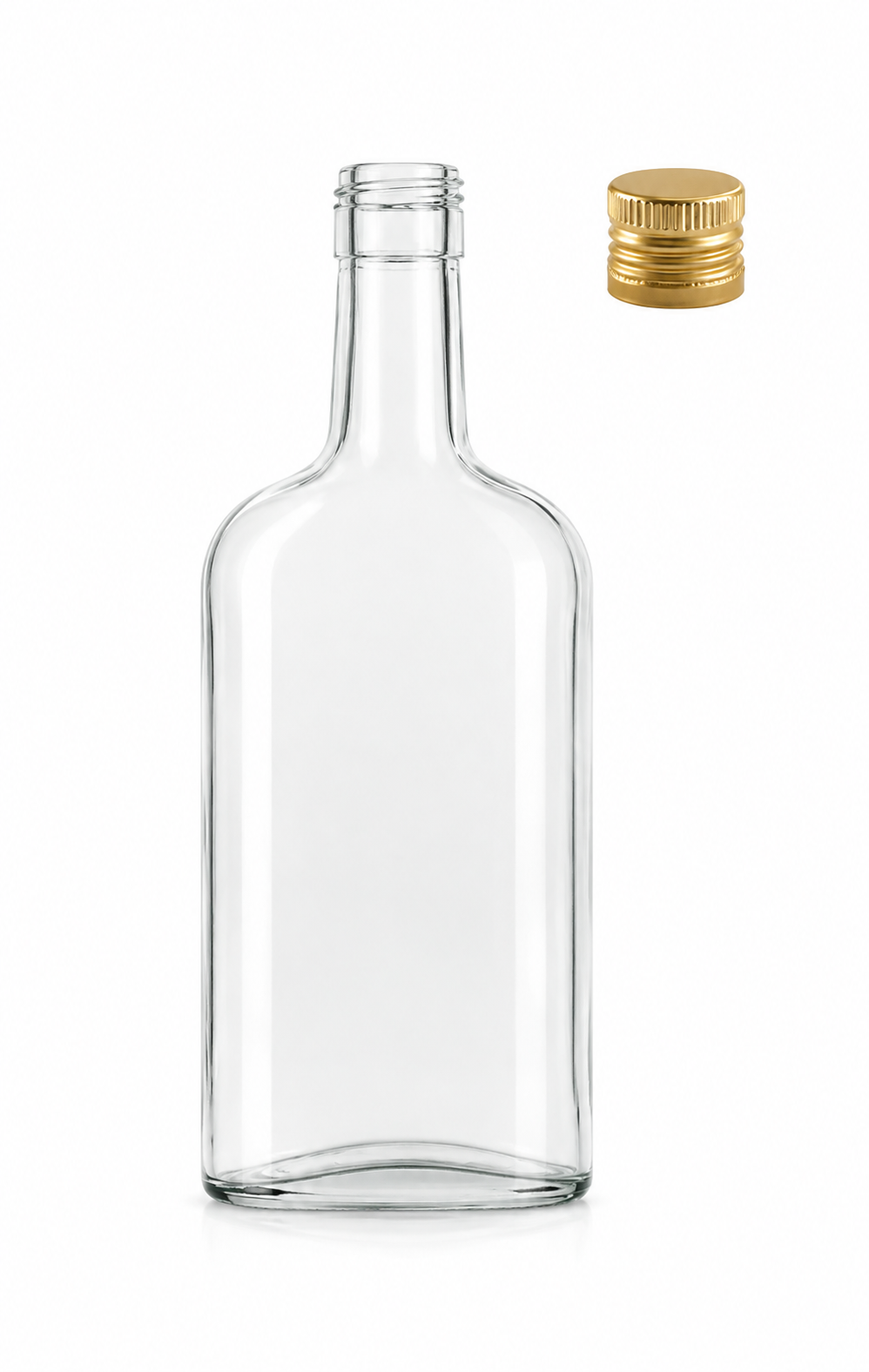 GG 039230 Boca Ploska 1000ml + čep - Image 1